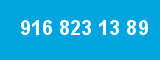 916 823 13 89